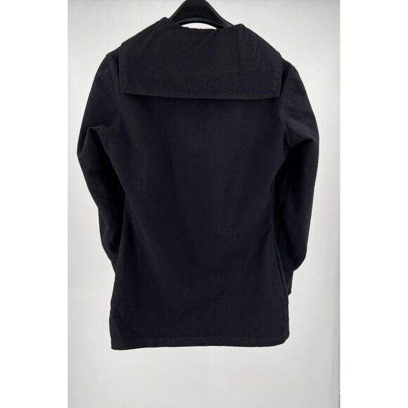 Vintage Black Navy Style Pullover Shirt With Sailor Collar & Long Sleeves German - Picture 3 of 8